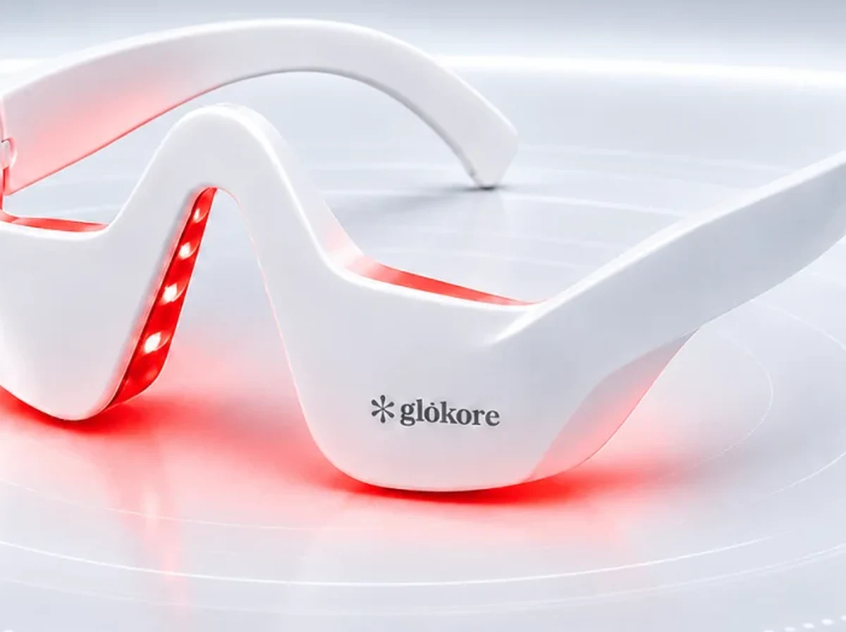 Glokore EyeRenew Pro Red Light & EMS Under-Eye Glasses